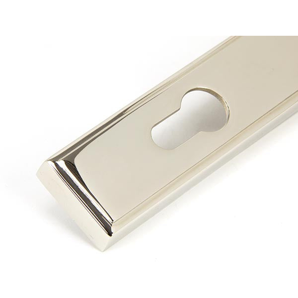 From The Anvil - Newbury Slimline Lever Espag. Lock Set - Polished Nickel - 91427 - Choice Handles