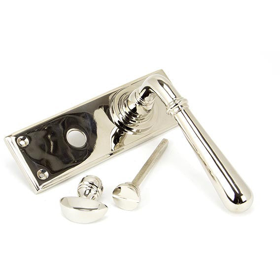 From The Anvil - Newbury Lever Bathroom Set - Polished Nickel - 91430 - Choice Handles