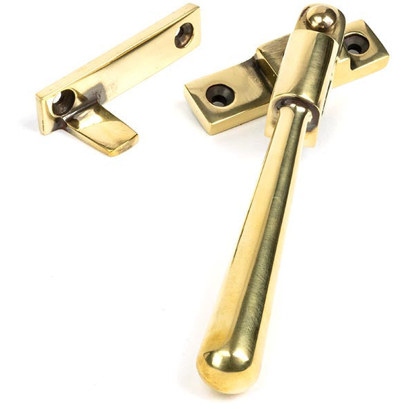 From The Anvil - Night-Vent Locking Newbury Fastener - Aged Brass - 91442 - Choice Handles