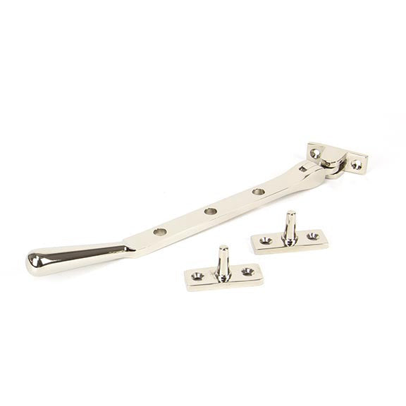 From The Anvil - 8" Newbury Stay - Polished Nickel - 91459 - Choice Handles