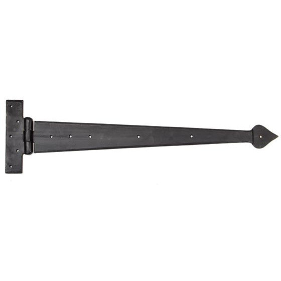 From The Anvil - 22" Arrow Head T Hinge (pair) - External Beeswax - 91475 - Choice Handles