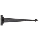 From The Anvil - 18" Arrow Head T Hinge (pair) - External Beeswax - 91476 - Choice Handles