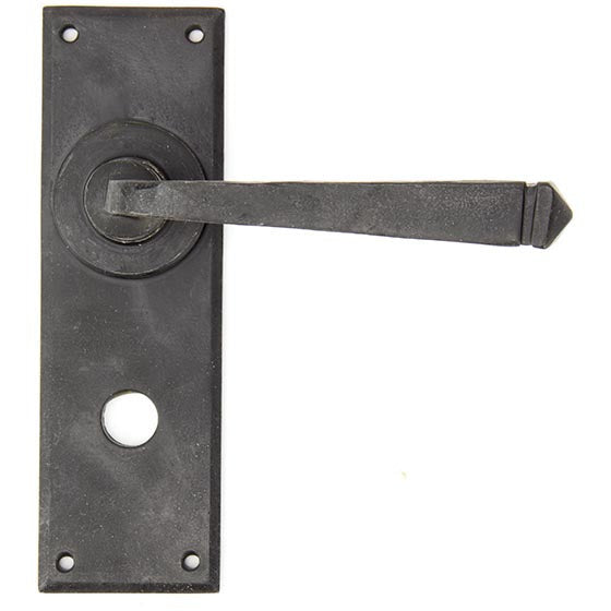 From The Anvil - Avon Lever Bathroom Set - External Beeswax - 91481 - Choice Handles