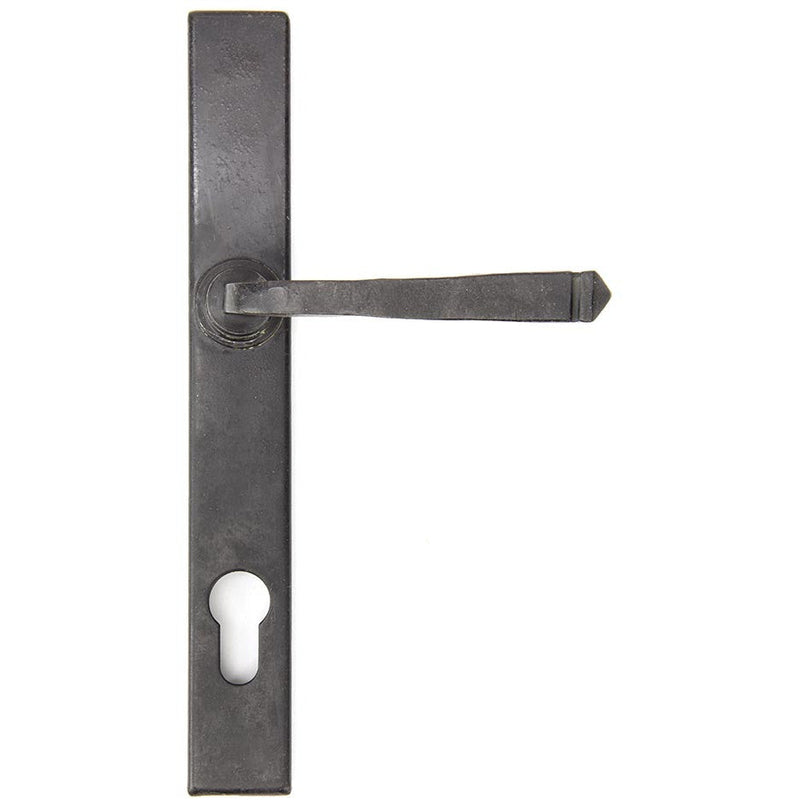 From The Anvil - Avon Slimline Lever Espag. Lock Set - External Beeswax - 91484 - Choice Handles