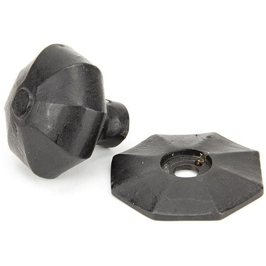 From The Anvil - Large Octagonal Mortice/Rim Knob Set - External Beeswax - 91499 - Choice Handles