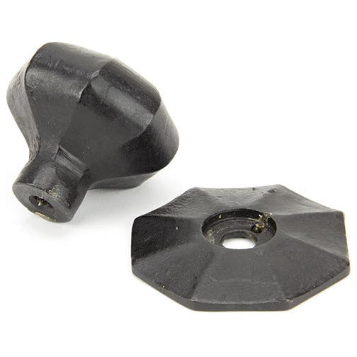 From The Anvil - Large Octagonal Mortice/Rim Knob Set - External Beeswax - 91499 - Choice Handles
