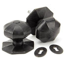From The Anvil - Large Octagonal Mortice/Rim Knob Set - External Beeswax - 91499 - Choice Handles