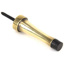 From The Anvil - Aged Brass Projection Door Stop - Aged Brass - 91510 - Choice Handles