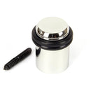 From The Anvil - Polished Nickel Floor Mounted Door Stop - Polished Nickel - 91516 - Choice Handles