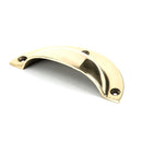 From The Anvil - 4" Plain Drawer Pull - Aged Brass - 91522 - Choice Handles