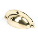 From The Anvil - 4" Plain Drawer Pull - Aged Brass - 91522 - Choice Handles