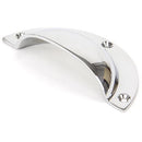 From The Anvil - 4" Plain Drawer Pull - Polished Chrome - 91523 - Choice Handles