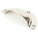 From The Anvil - 4" Plain Drawer Pull - Polished Nickel - 91524 - Choice Handles