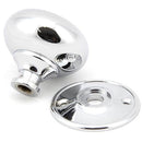 From The Anvil - 57mm Mushroom Mortice/Rim Knob Set - Polished Chrome - 91532 - Choice Handles