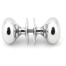 From The Anvil - 57mm Mushroom Mortice/Rim Knob Set - Polished Chrome - 91532 - Choice Handles