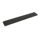 From The Anvil - 400mm Plain Fingerplate - Black - 91760 - Choice Handles