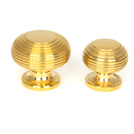 From The Anvil - Beehive Cabinet Knob 40mm - Polished Brass - 91770 - Choice Handles