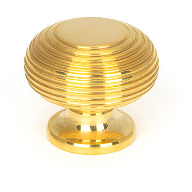 From The Anvil - Beehive Cabinet Knob 40mm - Polished Brass - 91770 - Choice Handles