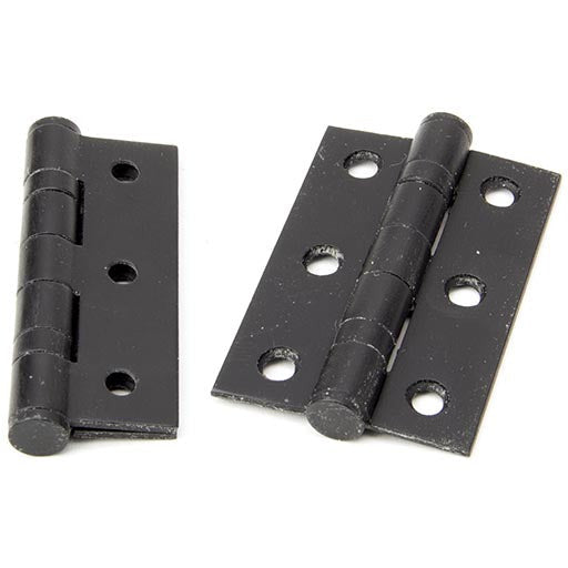 From The Anvil - 3" Ball Bearing Butt Hinge (pair) - External Beeswax - 91782 - Choice Handles