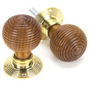 From The Anvil - Beehive Mortice/Rim Knob Set - Rosewood - 91787 - Choice Handles