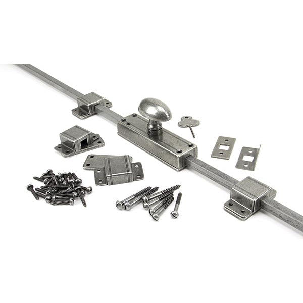 From The Anvil - Cremone Bolt - Pewter Patina - 91788 - Choice Handles