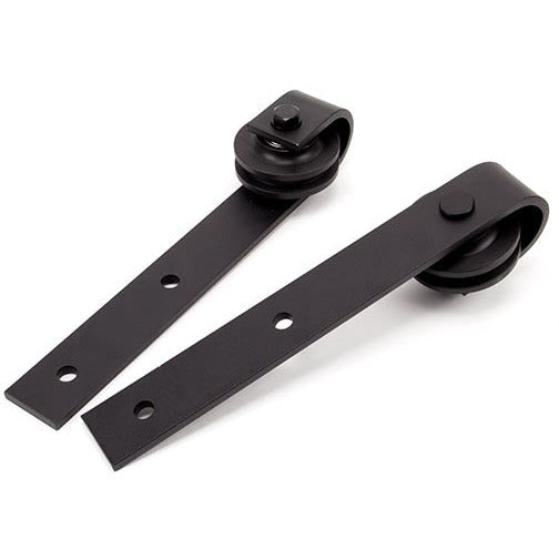 From The Anvil - 100kg Sliding Door Hardware Kit (2m Track) - Black - 91793 - Choice Handles