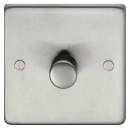 From The Anvil - Single LED Dimmer Switch - Satin Stainless Steel - 91797 - Choice Handles