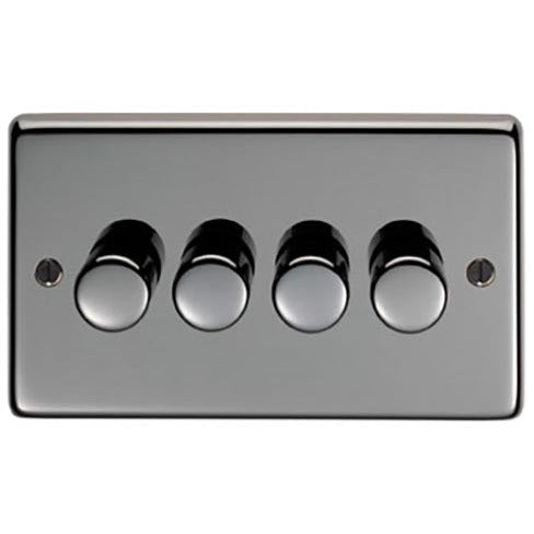 From The Anvil - Quad LED Dimmer Switch - Black Nickel - 91816 - Choice Handles