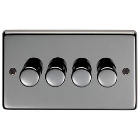 From The Anvil - Quad LED Dimmer Switch - Black Nickel - 91816 - Choice Handles