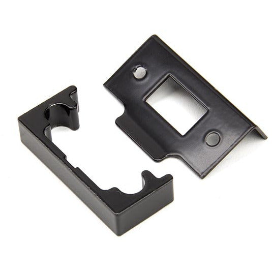 From The Anvil - ½" Rebate Kit for Tubular Mortice Latch - Black - 91824 - Choice Handles