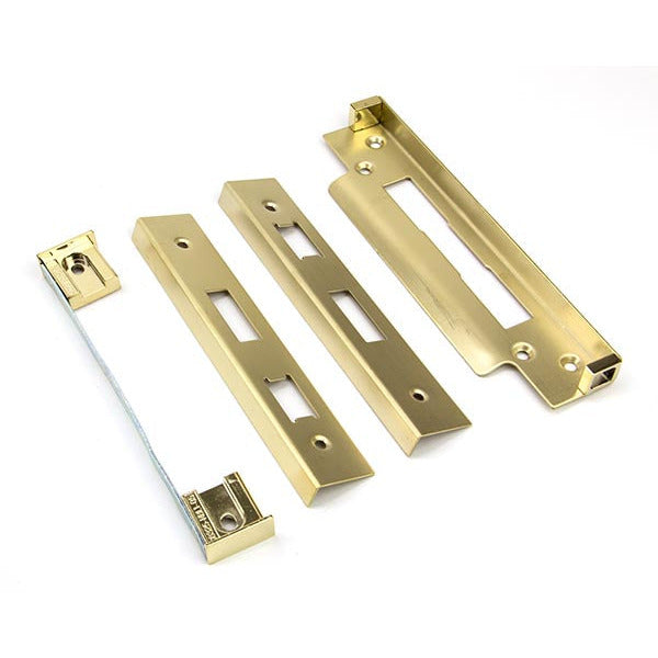 From The Anvil - ½" Euro Sash Lock Rebate Kit - PVD Brass - 91841 - Choice Handles
