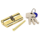 From The Anvil - 35/35 Euro Cylinder - Lacquered Brass - 91854 - Choice Handles