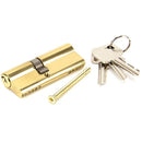 From The Anvil - 35/45 Euro Cylinder - Lacquered Brass - 91856 - Choice Handles