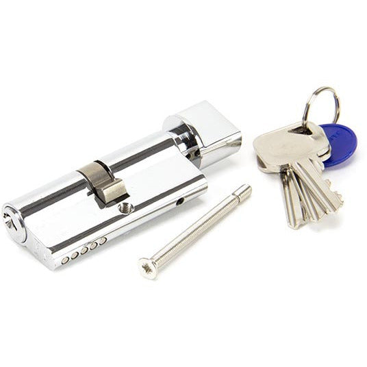 From The Anvil - 35/35 Euro Cylinder/Thumbturn - Polished Chrome - 91870 - Choice Handles