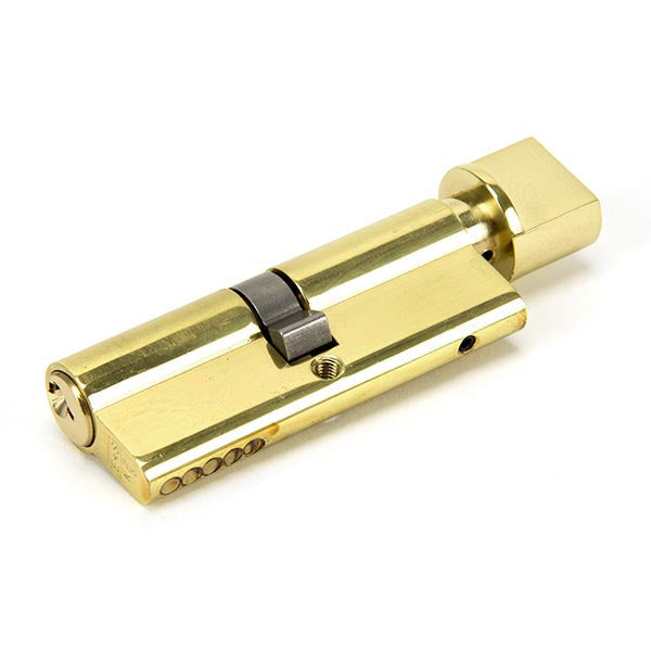 From The Anvil - 40/40 Euro Cylinder/Thumbturn - Lacquered Brass - 91871 - Choice Handles