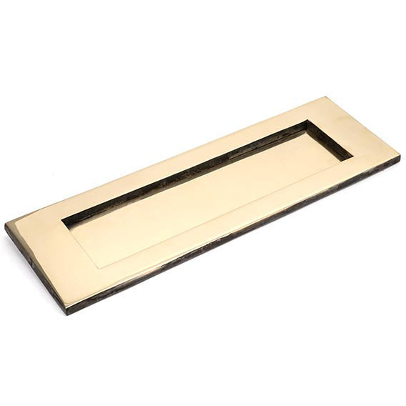 From The Anvil - Large Letter Plate - Aged Brass - 91881 - Choice Handles