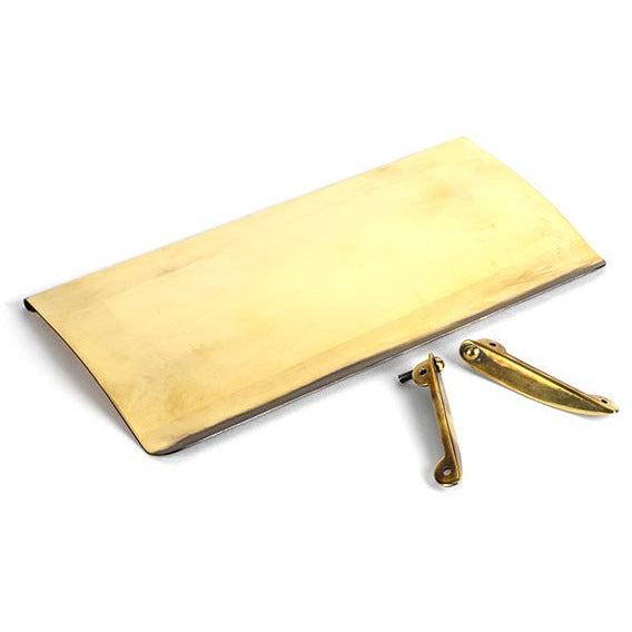From The Anvil - Small Letter Plate Cover - Aged Brass - 91882 - Choice Handles