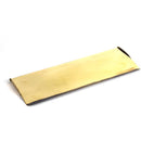 From The Anvil - Large Letter Plate Cover - Aged Brass - 91883 - Choice Handles