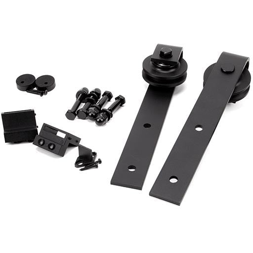 From The Anvil - Door Hanging Set for Sliding Door Kit - Black - 91907 - Choice Handles