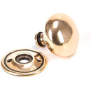 From The Anvil - Mushroom Mortice/Rim Knob Set - Polished Bronze - 91925 - Choice Handles