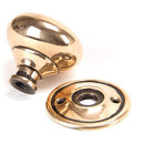 From The Anvil - Mushroom Mortice/Rim Knob Set - Polished Bronze - 91925 - Choice Handles