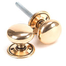 From The Anvil - Mushroom Mortice/Rim Knob Set - Polished Bronze - 91925 - Choice Handles