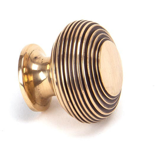 From The Anvil - Beehive Cabinet Knob 40mm - Polished Bronze - 91947 - Choice Handles