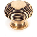 From The Anvil - Beehive Cabinet Knob 40mm - Polished Bronze - 91947 - Choice Handles