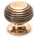 From The Anvil - Beehive Cabinet Knob 30mm - Polished Bronze - 91948 - Choice Handles
