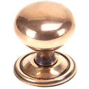 From The Anvil - Mushroom Cabinet Knob 38mm - Polished Bronze - 91949 - Choice Handles
