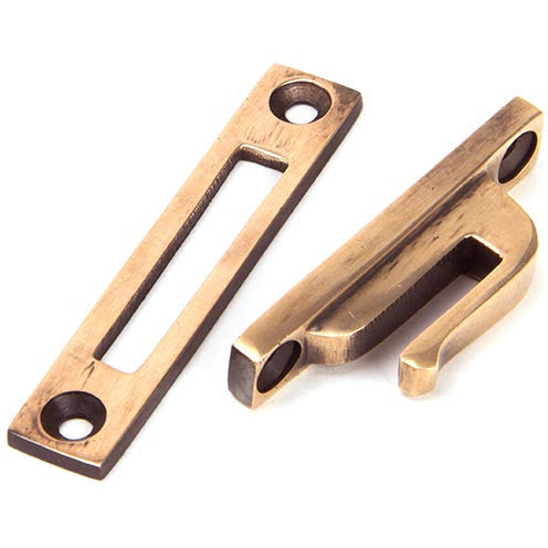 From The Anvil - Locking Reeded Fastener - Polished Bronze - 91951 - Choice Handles