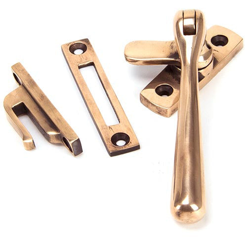 From The Anvil - Locking Reeded Fastener - Polished Bronze - 91951 - Choice Handles