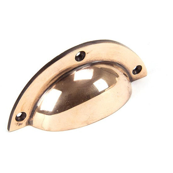 From The Anvil - 4" Plain Drawer Pull - Polished Bronze - 91961 - Choice Handles