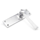 From The Anvil - Straight Lever Latch Set - Satin Chrome - 91970 - Choice Handles